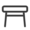 Superior home single line table Icon