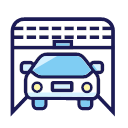 Parking and warehousing Icon