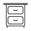 Furniture - nightstand Icon