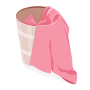 Dirty clothes bucket Icon
