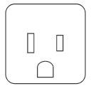 American 3-socket plug pin Icon