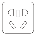 International five port plug pin Icon