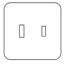 Japan 2 socket plug pin Icon