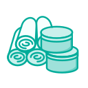 Compressed towel Icon