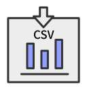 30. CSV data import template Icon