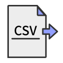 31. Output CSV template Icon