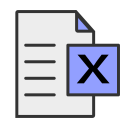 43. Read Excel data template Icon