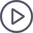 Video monitoring - play button Icon