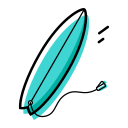 Surf board Icon