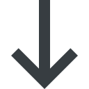 long-arrow-down Icon