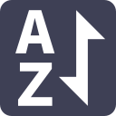 Alphabetic sorting Icon