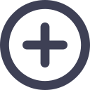 Linear plus one Icon