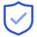 Security, shield, verification code Icon