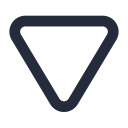 Shape triangle down - 24px Icon
