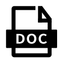 Doc, docx Icon