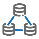 Distributed database Icon