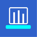Data display stand Icon