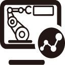 Equipment utilization evaluation Icon