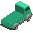 3D truck Icon