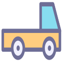 Pickup truck, transportation Icon