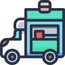24-carry food truck Icon