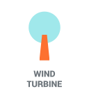 Wind turbine Icon
