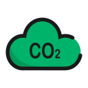 Carbon dioxide concentration Icon