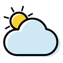 Weather icon cloud day Icon