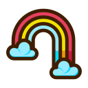 Linear rainbow Icon