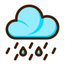 Linear rainstorm Icon