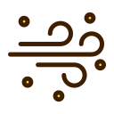 Linear sandstorm Icon
