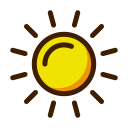 Linear sunny day Icon