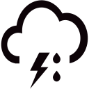 D5- thunderstorm Icon
