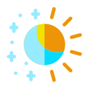 Surface sun and moon Icon