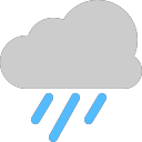 grey-cloud shower rain Icon