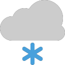 grey-cloud snow Icon