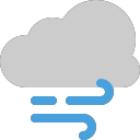 grey-cloud wind Icon
