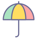 Umbrella, umbrella, sun umbrella Icon