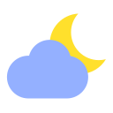 Night and cloudy Icon