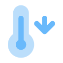 Temperature down Icon