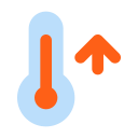 Temperature up Icon