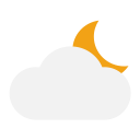Cloudy at night Icon