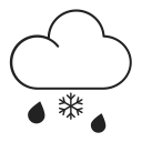 Weather - rain and snow Icon