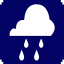 Small to moderate rain at night Icon