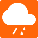 12 - light rain - moderate rain Icon