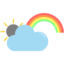 Weather - rainbow after rain Icon