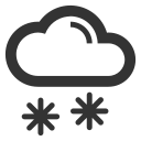 Cloud snow Icon