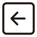 Left exit Icon