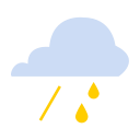 Light rain - moderate rain Icon