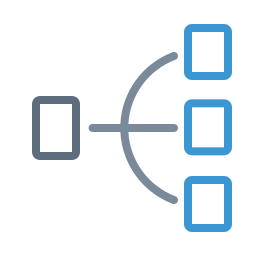 Tree diagram Vector Icons free download in SVG, PNG Format